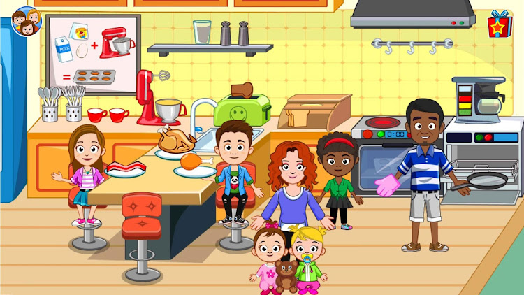 #5. My Town: Friends House Party (Android) By: My Town Games Ltd