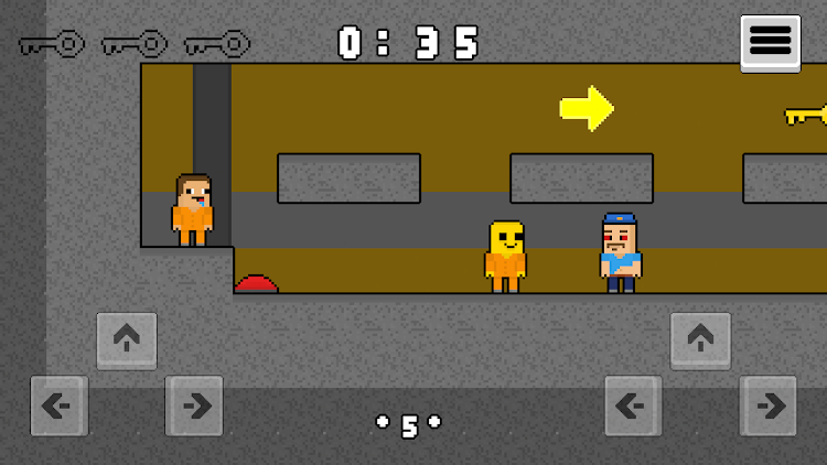 #2. Obby and Noob Barry Prison (Android) By: BKGames Studios