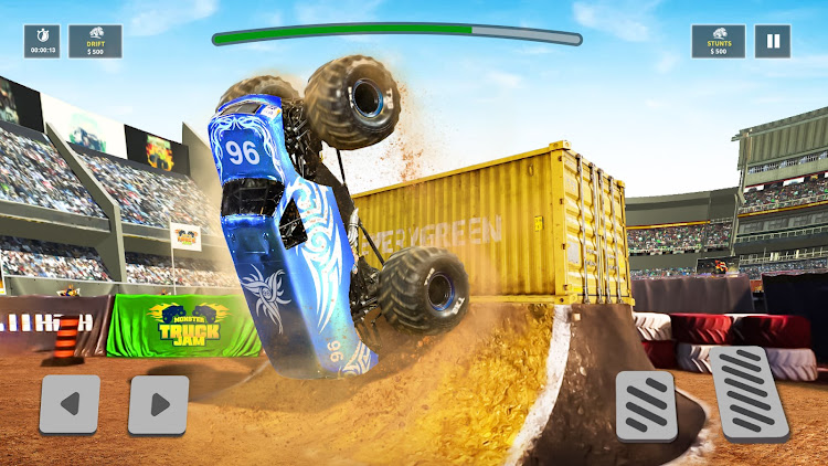 #10. Monster Truck Games - MTD (Android) By: Connect Game Studios - Car Racing Games