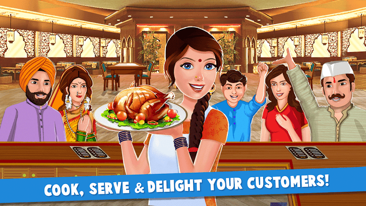 #5. Indian Kitchen Cooking Games (Android) By: Mobile Games Hive