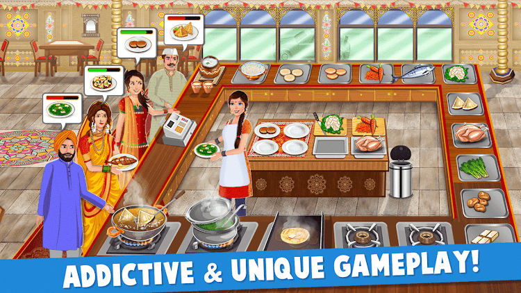 #7. Indian Kitchen Cooking Games (Android) By: Mobile Games Hive