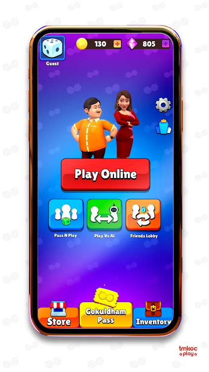 #10. LUDO 3D | TMKOC Game (Android) By: TMKOCPlay (Neela Mediatech Pvt Ltd)