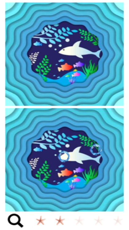 #4. Spot a Difference Underwater (Android) By: LynnRossMGC