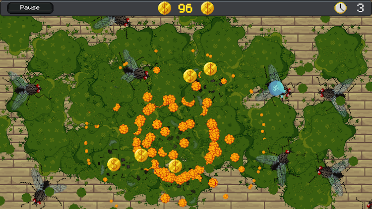 #2. Flymageddon: Insect Invasion (Android) By: Felis Pixelis