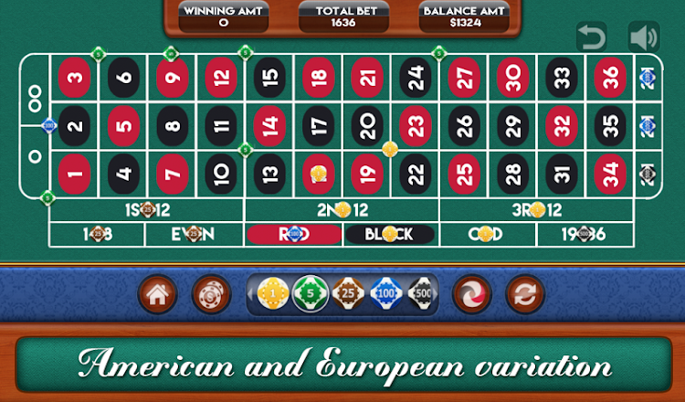 #3. Roulette (Android) By: DroidVeda LLP