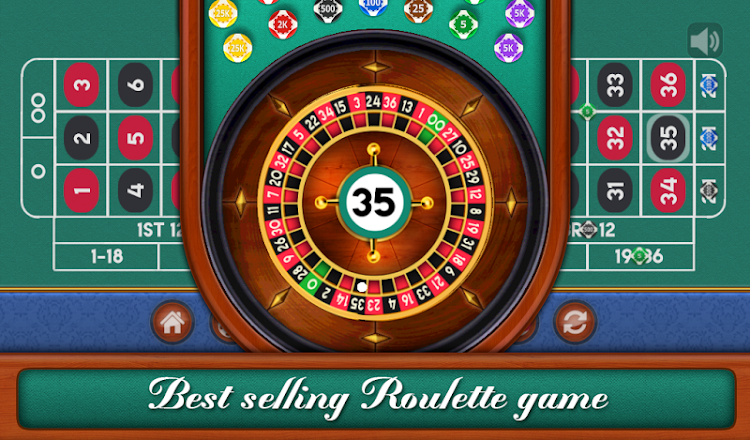 #6. Roulette (Android) By: DroidVeda LLP