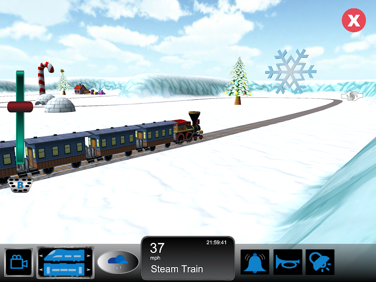 #8. Christmas Trains (Android) By: 3583 Bytes