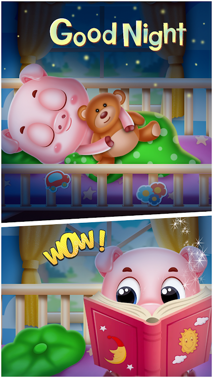 #3. pinky pig daycare salon games (Android) By: Pinky Pig Game