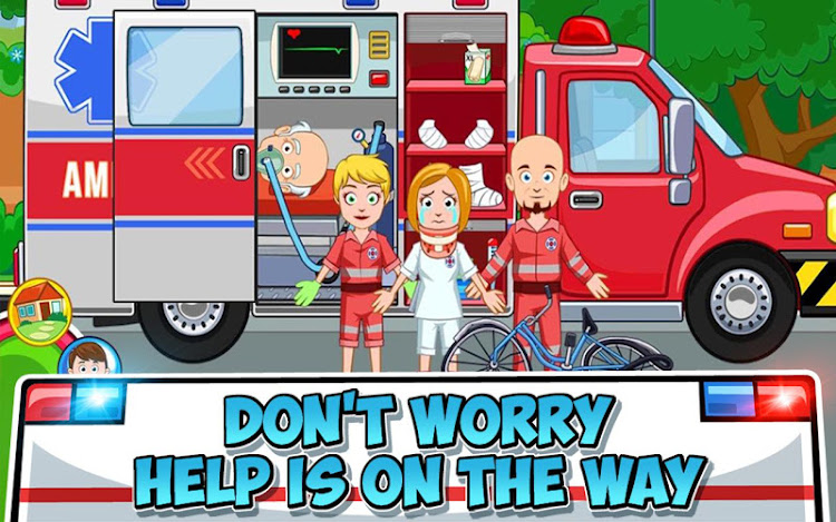 #2. My Town : Fire station Rescue (Android) By: My Town Games Ltd