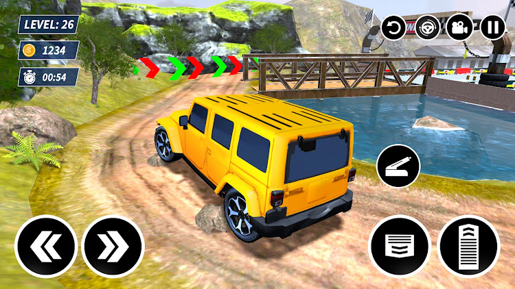 #7. Offroad Car Driving Jeep Games (Android) By: Golden Guns Studio