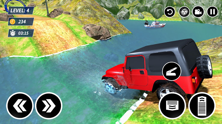 #8. Offroad Car Driving Jeep Games (Android) By: Golden Guns Studio