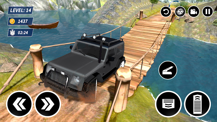 #9. Offroad Car Driving Jeep Games (Android) By: Golden Guns Studio