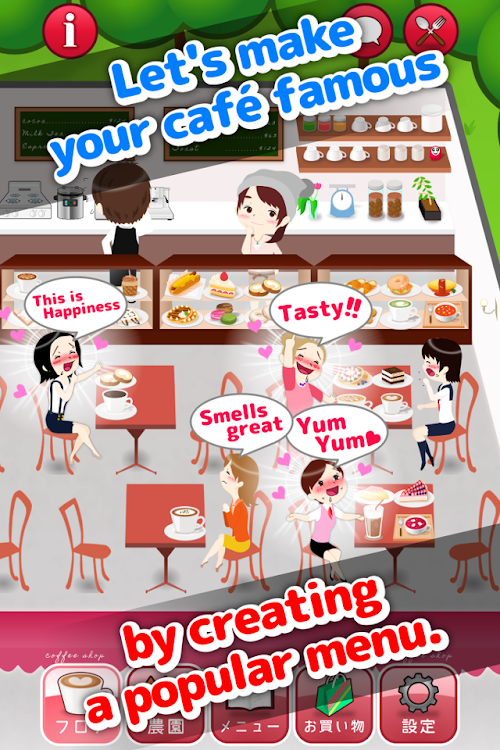 #3. My Cafe Story (Android) By: akerusoft