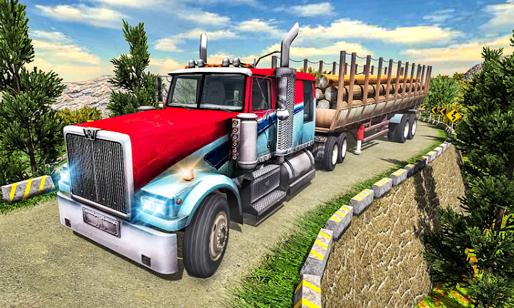 #2. Euro Cargo Transporter Truck (Android) By: Extreme Games Production