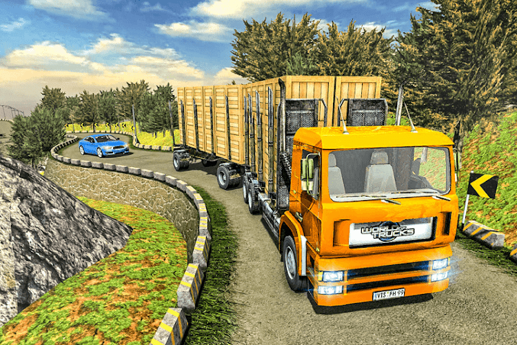 #5. Euro Cargo Transporter Truck (Android) By: Extreme Games Production