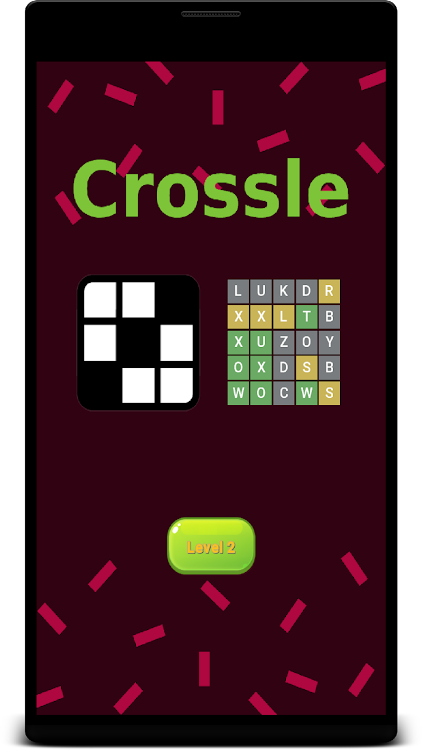 #2. Crossle: Crossword Puzzle Mix (Android) By: PocketStar