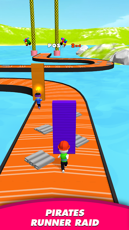 #2. Lumber Bridge Stack Race (Android) By: Royal Guards