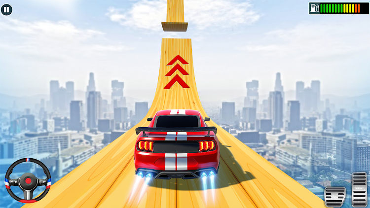 #5. Crazy Car Stunt: Car Games 3D (Android) By: Fun Drive Games