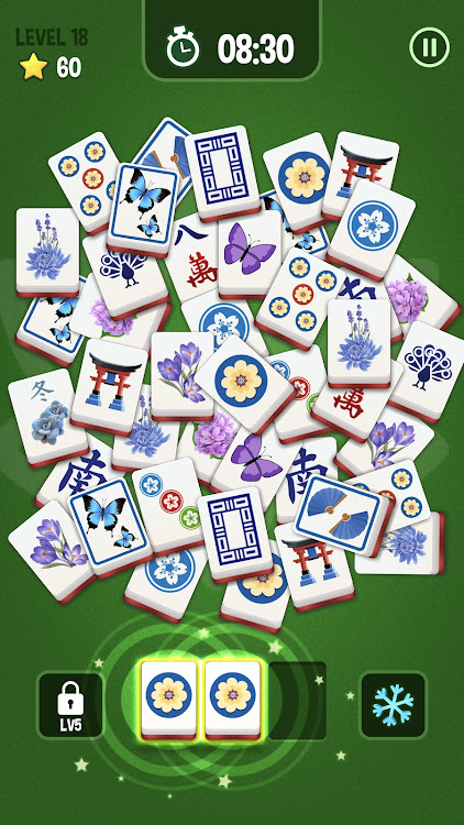 #4. Mahjong 3D Matching Puzzle (Android) By: LIHUHU PTE. LTD.