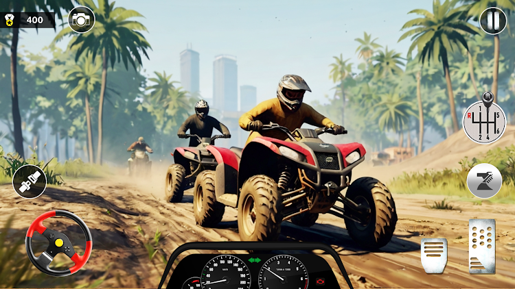 #2. ATV Quad Bike 3d:Offroad Mania (Android) By: Gameboost Studio Inc.