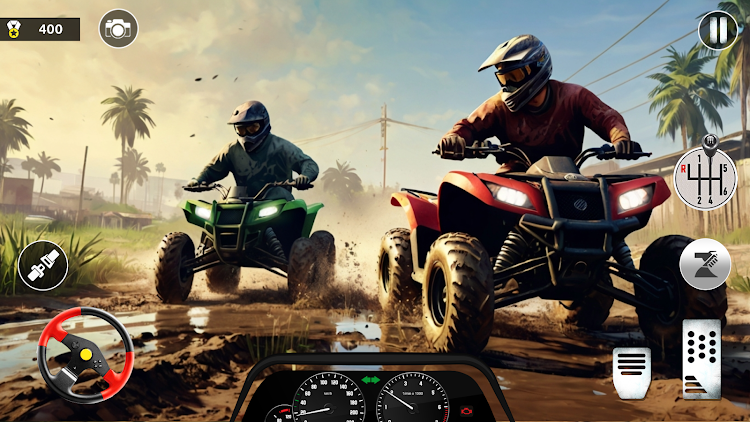 #8. ATV Quad Bike 3d:Offroad Mania (Android) By: Gameboost Studio Inc.