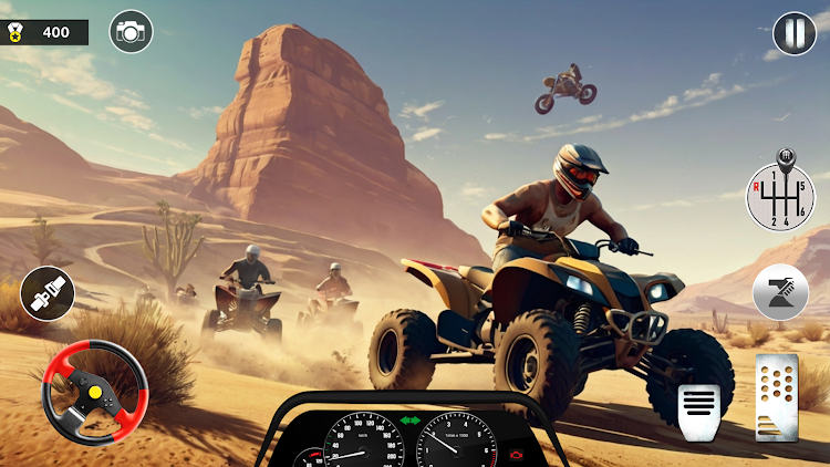 #9. ATV Quad Bike 3d:Offroad Mania (Android) By: Gameboost Studio Inc.