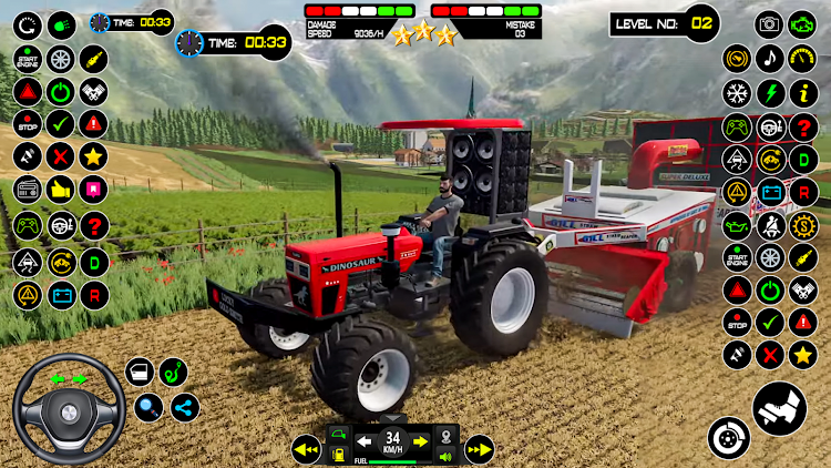 #5. US Tractor Driving Simulator (Android) By: Twins Inc.