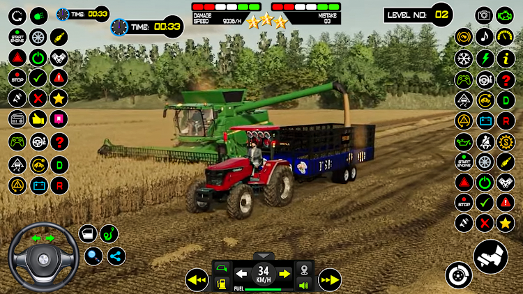 #6. US Tractor Driving Simulator (Android) By: Twins Inc.