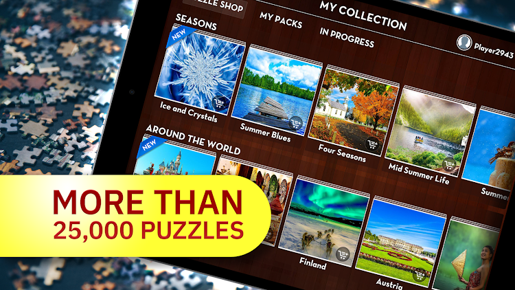 #2. Epic Jigsaw Puzzles: HD Jigsaw (Android) By: Beantown Game Shop LLC