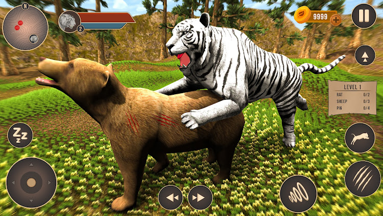 #7. Lion Games & Animal Hunting 3D (Android) By: Darwin Games