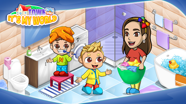 #6. Vlad&Niki Town. It's my World (Android) By: Hippo Kids Games