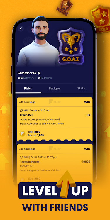 #3. Fliff - Sports Picks (Android) By: Fliff Inc