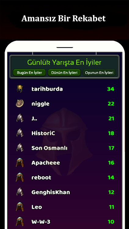 #8. Tarih Bilgi Yarışması (Android) By: Gusta Gaming