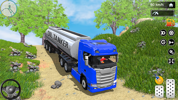 #6. Offroad Oil Tanker 3D Game (Android) By: Fun Drive Games