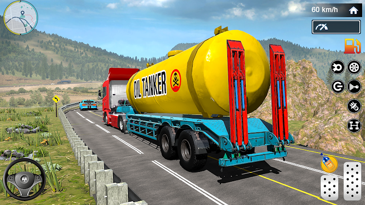 #7. Offroad Oil Tanker 3D Game (Android) By: Fun Drive Games