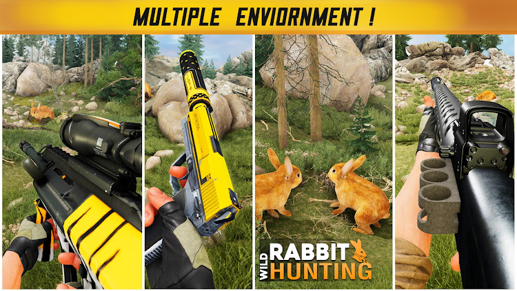 #10. Wild Rabbit Hunt Shooting Game (Android) By: Fun Fire Hero Adventure Games