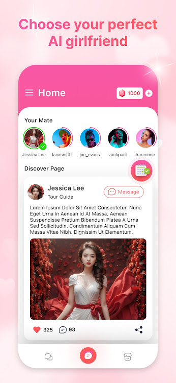 #2. AI Soulmate: Meet Virtual Girl (Android) By: Technology Product and Service