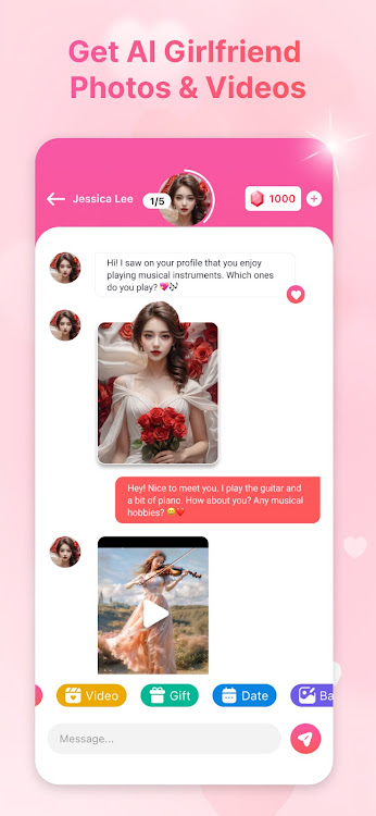 #4. AI Soulmate: Meet Virtual Girl (Android) By: Technology Product and Service