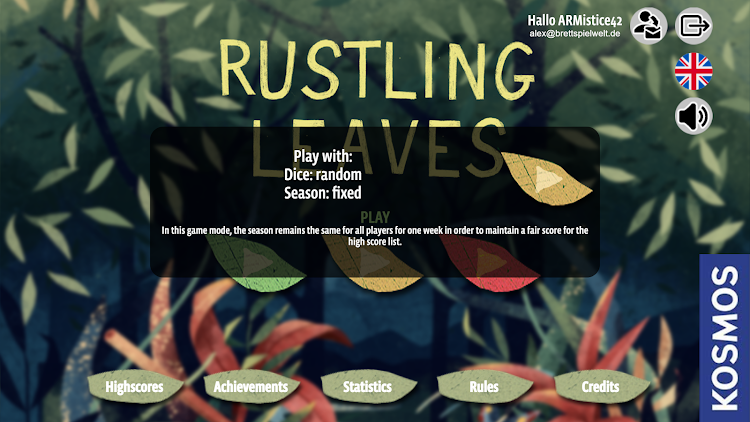 #8. Rustling Leaves (Android) By: Brettspielwelt GmbH