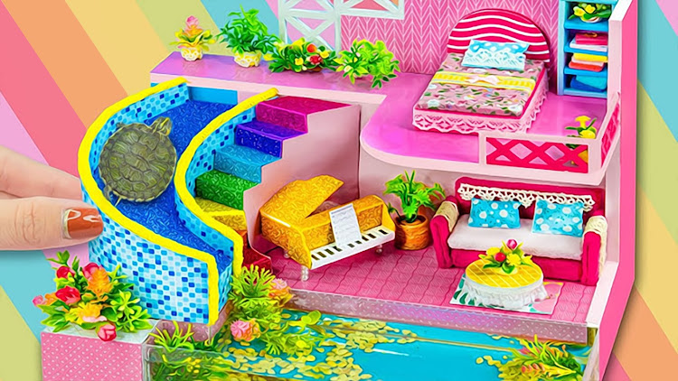 #9. Doll House Design: Home Design (Android) By: Phone Games Studio