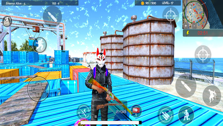 #5. Battleground Survival Shooter (Android) By: ProGames3D