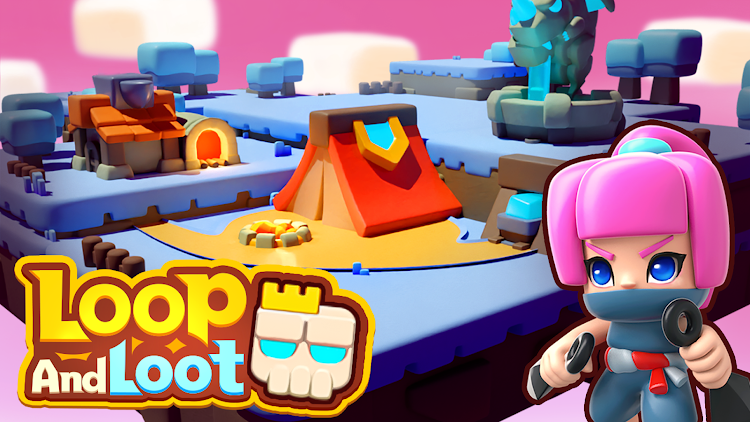 #10. Loop & Loot™: Merge RPG (Android) By: Funovus