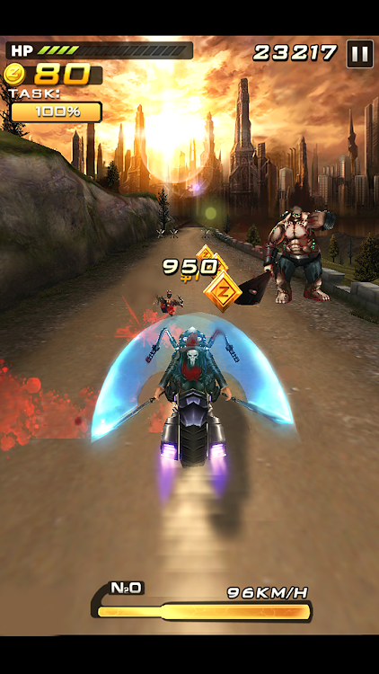 #8. Death Moto 2 : Zombile Killer (Android) By: Icloudzone Shooter GAMES