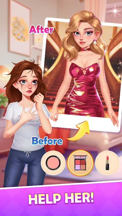 #5. Love Myth: Fashion Makeover (Android) By: MayaGameStudio