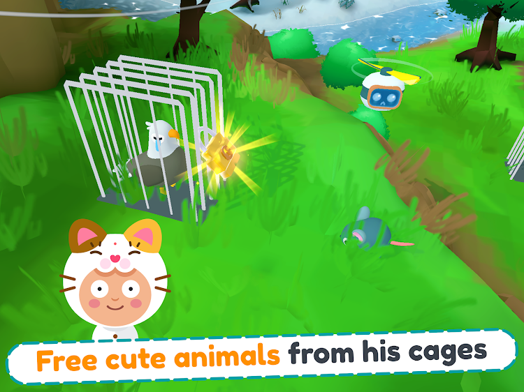 #6. Animals to the rescue and care (Android) By: Kikiri Company