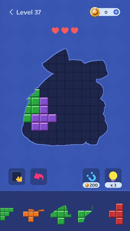 #3. Blocky Jigsaw Puzzle Game (Android) By: Guru Puzzle Game