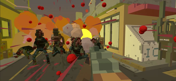 #5. VOXEL ZOMBIE FPS (Android) By: ゲームデベロップトレーニング