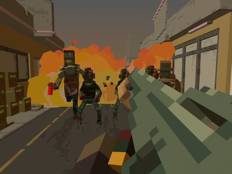 #8. VOXEL ZOMBIE FPS (Android) By: ゲームデベロップトレーニング