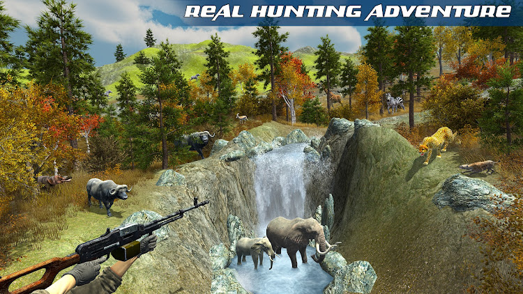 #2. Animal Hunting Safari Shoot (Android) By: Stunt Racing Games