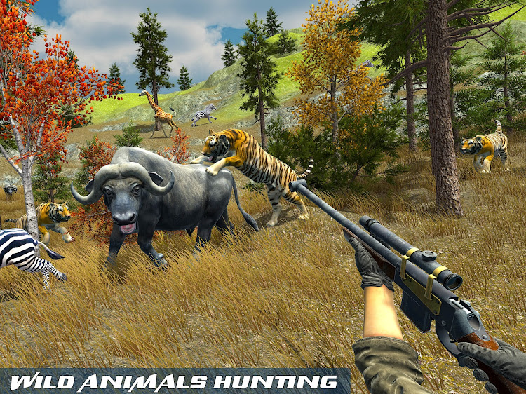 #5. Animal Hunting Safari Shoot (Android) By: Stunt Racing Games